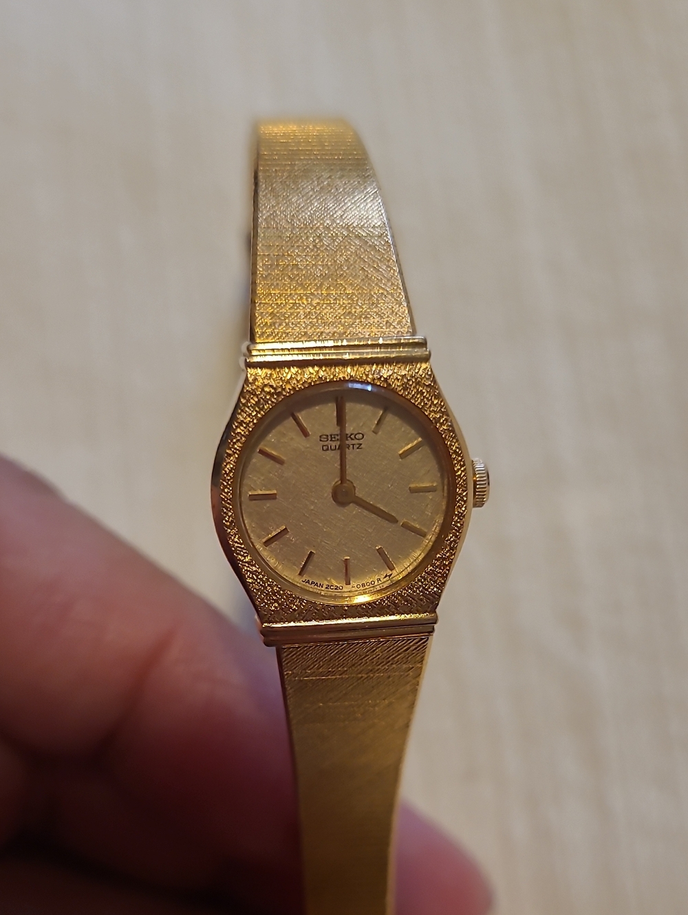 Seiko Gold Tone Ladies Bracelet Watch